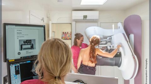 Interior layout designed for both patients and healthcare professionals