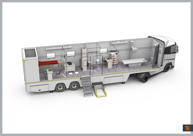 Mobile x-ray unit