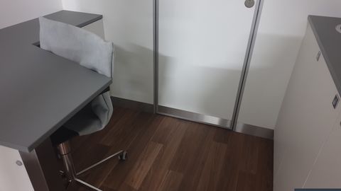 Unité mobile de santé au travail avec secrétariat de biométrie et cabinet médical
