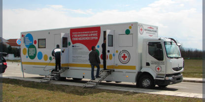 Unité de mammographie mobile pour la Grèce