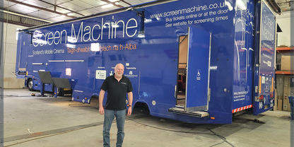 Cinema truck bringing film literacy to the people of Scotland