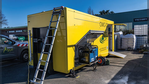 Un conteneur autonome en énergie et en éclairage