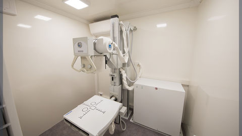 Unité mobile pour le dépistage de la tuberculose