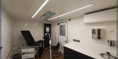 Spacious and comfortable mobile medical consultation room