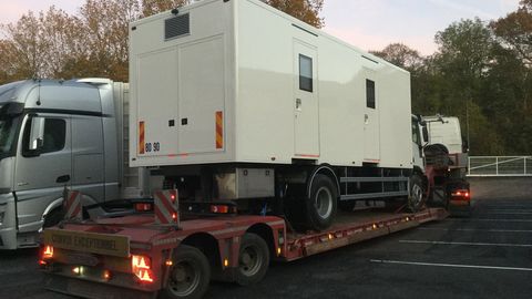 Départ de l'unité mobile tuberculose de nos ateliers