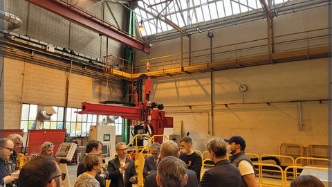 Visite du site industriel d'Euro-Shelter