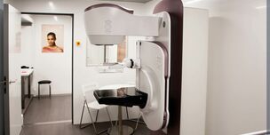 Salle de mammographie mobile