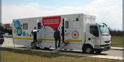 Unité de mammographie mobile pour la Grèce