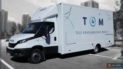 Mobile tele-ophthalmology unit to help medical deserts