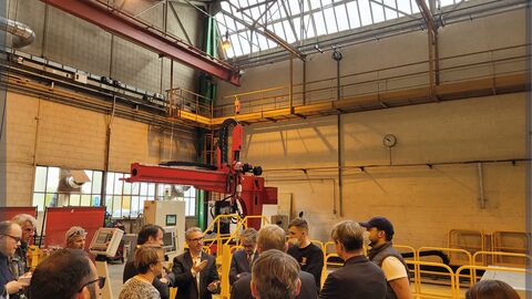 Visite du site industriel d'Euro-Shelter