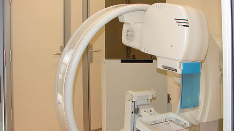 Salle de mammographie mobile