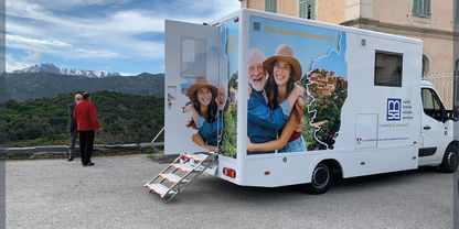 Public service at the heart of all territories thanks to the 1st France Services bus in Corsica!