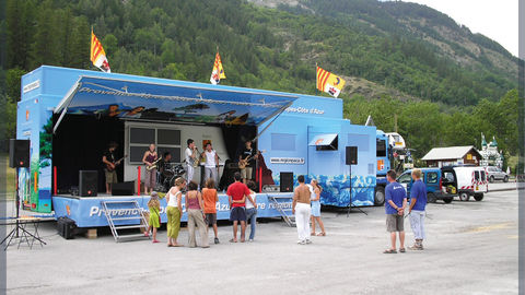 Proximity promotional truck