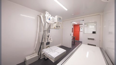 Camion mobile de radiologie numérique