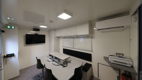 Mobile meeting room to develop intervention strategies