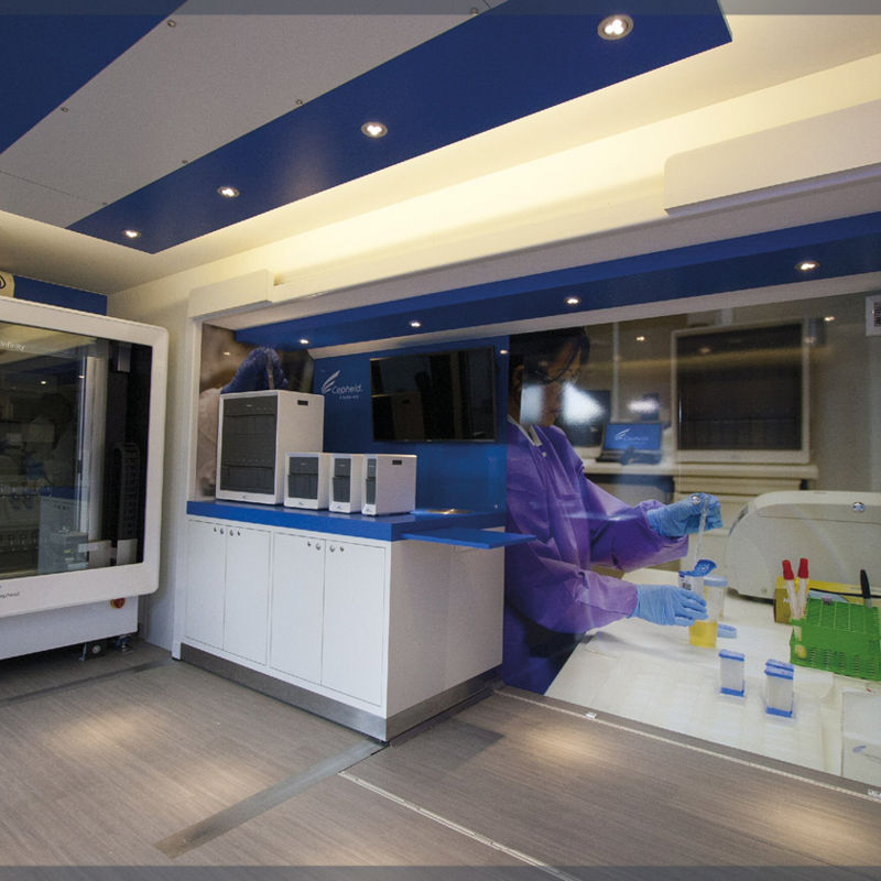 Showroom itinérant permettant la démonstration d'équipements