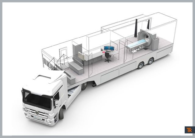 Mobile tomography unit
