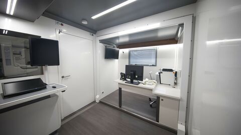 TIMM, mobile medical truck visiting the inhabitants