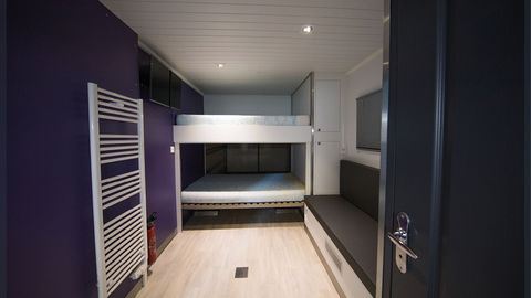 Mobile competition solution consisting of a living area