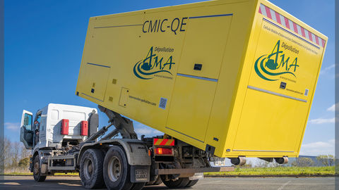 Une solution innovante de berce de dépollution mobile