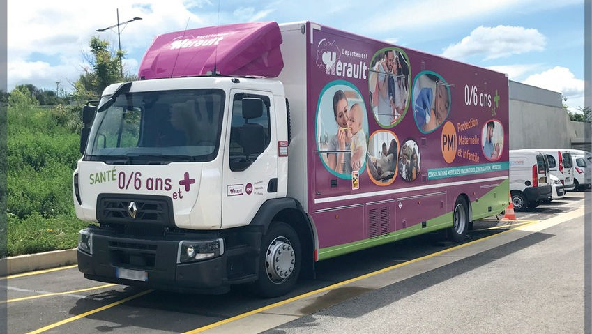 L'Hérault s'équipe d'un camion médical itinérant de protection maternelle infantile