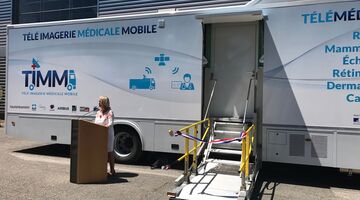 Inauguration du camion de télémédecine TIMM