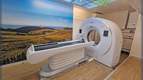 Hospices Civils de Lyon Pneumology Mobile Unit – CT scan room
