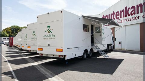 10 mobile breast cancer screening units for the Saudi Ministry of Health