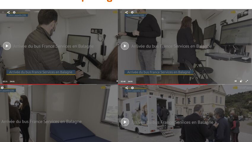 Arrivée du bus France Services en Balagne, un reportage viàTéléPaese