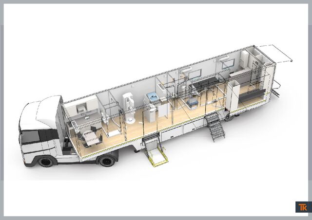 Mobile mammography unit