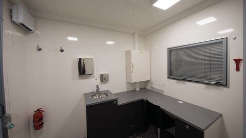 Unité mobile pour le dépistage de la tuberculose