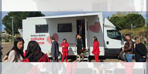 Mobile blood donation unit bringing blood donation closer to local communities