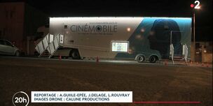 Le cinémobile au JT de 20h sur France 2