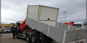 Un container facilement transportable pour se rendre au plus près du besoin
