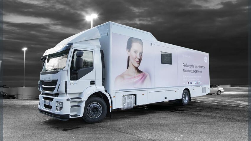Unité de mammographie mobile Unité de mammographie mobile