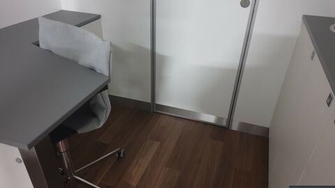 Unité mobile de santé au travail avec secrétariat de biométrie et cabinet médical