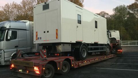 Départ de l'unité mobile tuberculose de nos ateliers