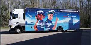 Véhicule roadshow pour la Marine Nationale