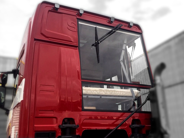 HO camion Accessoires cabine Scania CR avec déflecteurs de fumée courts