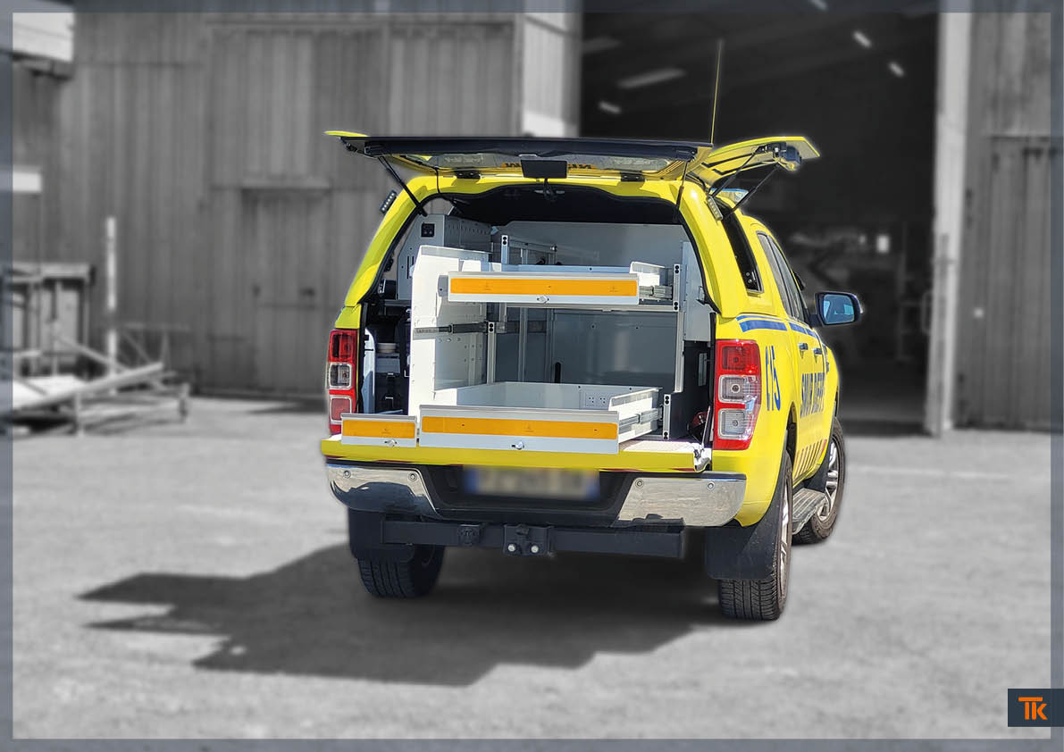 Véhicule ultra performant et optimisé pour plus de rapidité et d'efficacité sur le terrain