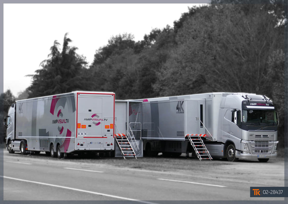 2 new OB vans for AMP VISUAL TV