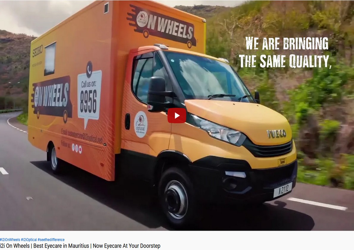Our latest ophthalmology truck for Mauritius