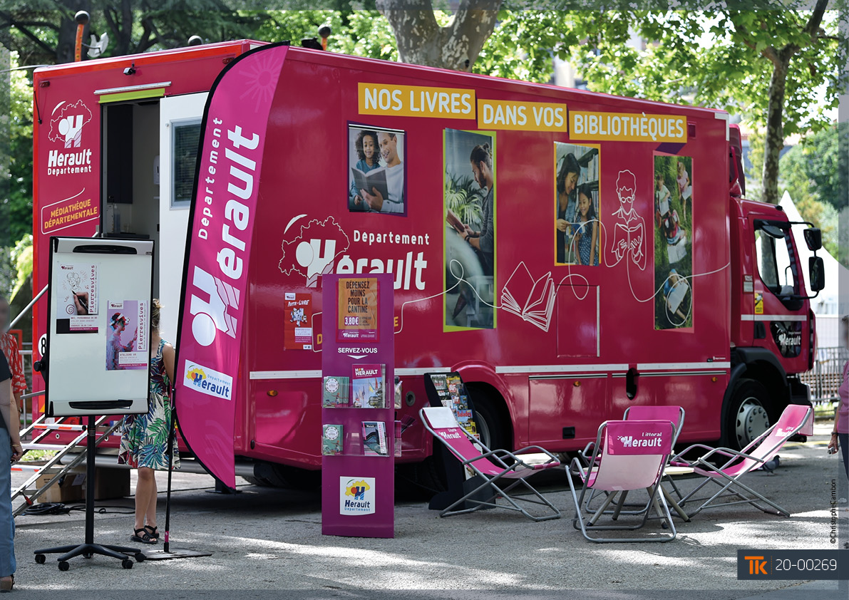 La culture accessible à tous grâce à cette bibliothèque itinérante